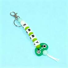 1pc Personalized Keychain/Bag Charm, Video Game, School Gift, Name Tag, Birthday, Goodie , Boy, Accessories