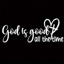 Automotive Decals "God Is Good All The Time" Vinyl Car Decal - Christian Faith-Based Bible Verse Sticker For Vehicles, Inspirational Religious Auto Window Cling, Elegant Script Design With Heart Symbol, Perfect For Showcasing Faith - one-size - View 9