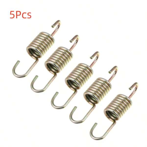 5 Stück 6cm Länge goldfarben beschichtete Stahl Motorrad Bremspedal Rückstellfeder für Suzuki