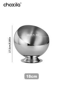 choxila 1个不锈钢甜点碗、酱汁碗、小型半球形食材碗、沙拉碗，底部防滑，多用途，适用于家庭/厨房/餐厅/商店，斋月和宰牲节期间使用 - 碗 - 查看 13