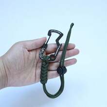 Novos ganchos táticos para mochilas, ganchos de escalada, ganchos de paracord de emergência para camping, ganchos para corda de barraca, chaveiro, corda anti-perda. - Multicolorido - Ver 8