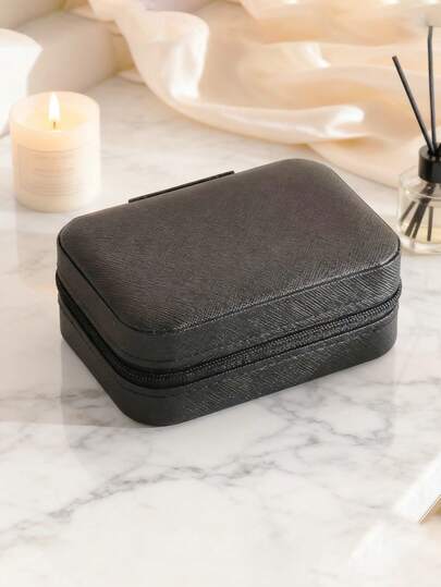 1pc New Women's Jewelry Storage Box, Jewelry Box, Multi-Function Jewelry Box, Jewelry Organization And Storage, Mini Jewelry Box, Jewelry Box, Cabinet Storage Box, Jewelry Box For Necklaces, Earrings, Bracelets, Rings, French Exquisite Jewelry Box, Gold Jewelry Box, Jewelry Storage Box, High-End Exquisite Multi-Layer Lockable Large Capacity Anti-Oxidation Bracelet, Earring, Necklace Jewelry Storage Chest, Tray, Jewelry Storage Box, Multi-Grid Multi-Layer Rings, Bracelets, Pendants, Accessories Portable Jewelry Box