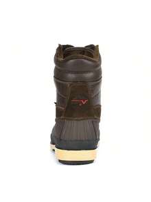 Men's Insulated Waterproof Winter Snow Boots Warm Outdoor Boots For Cold Weather - Brown - View 6