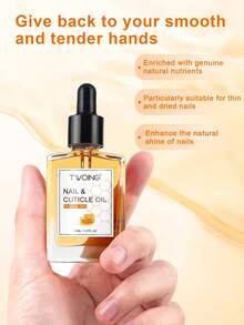 TWOING 蜂蜜牛奶角质层油 - 30ml 滴管指甲和角质层保湿霜，适用于干燥皮肤和薄指甲，滋养和软化指甲油，使指甲更健康，皮肤更光滑，日常保湿手指和指甲护理手足营养油 - 30毫升 - 查看 8