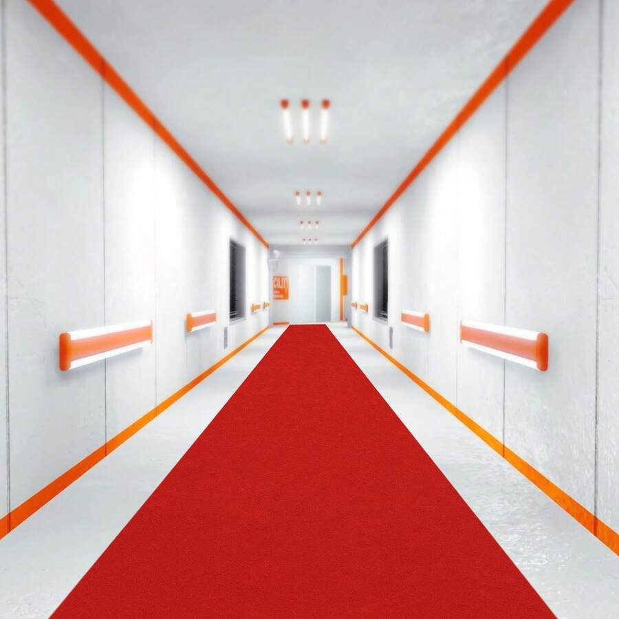 3ft X 33ft Red Carpet Runner, Aisle Runner, Party Runway Hallway Rug Floor Mat For Proposal Wedding And Events Prom Decorations, Outdoor Carpet, Entryway Rug - Đỏ - Xem 1