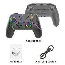 DATA FROG Wireless Controller Compatible With Switch OLED/Lite Console Pro Gamepad With 1000 Mah Battery Programmable Turbo Function