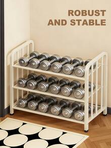 Shoe Organizer, Shoe Rack Shelf Closet Organizers And Storage, Shoe Rack For Entryway, Home Organization, Free Standing Metal Shoe Shelf, Entrance Organization, Stackable, Great For High Heels, Sneakers, Slippers, Sandals, Short Boots, Black / White - 白色 - 查看 5