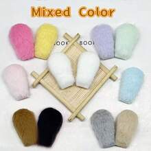 28pcs Mixed Color Bunny Ears, 3cmX6cm, Dual-Sided Soft Fabric For DIY Crafts, DIY Hair Accessories,Sewing & Crafting Projects - Perfect For Hair Clips, Headbands, Phone Cases And Doll Decorations - Multicolor - View 16