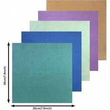 50pcs Top Cotton Fabric Bundle Squares Fat Quarters Quilting Fabric Colour Sewing Crafting Patchwork Scrapbooking 10x10 Inches - 20x20厘米 - 查看 3