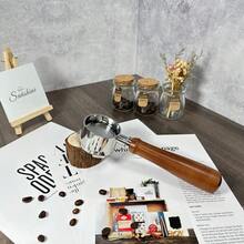 1pc 51mm Bottomless Triple Spout Coffee Handle, Suitable For Dedica EC680/EC685 Espresso Machine, Bottomless Naked Espresso Handle With Stainless Steel Filter Basket - Multicolor - View 1