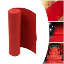 3ft X 33ft Red Carpet Runner, Aisle Runner, Party Runway Hallway Rug Floor Mat For Proposal Wedding And Events Prom Decorations, Outdoor Carpet, Entryway Rug - Đỏ - Xem 5