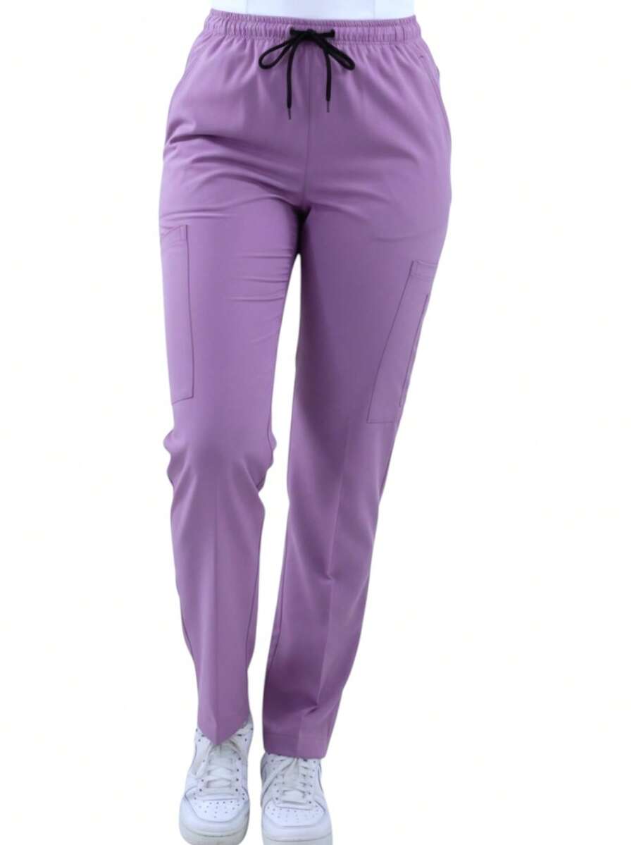 SOULMATE Pantalón Quirúrgico Dama - Lila Púrpura - Ver 1