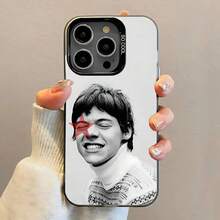 Funda de teléfono H-HaRRy Music Styles para 17,16,15,14,13,12,11,Pro,Max,Plus, anti-caída, negro mate, parachoques duro - z8 - Ver 12