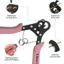 Round Nose Pliers - Available In Various Sizes Including 1.5mm, 2.25mm, And 3mm Round Nose Pliers, Suitable For Jewelry Making Wire Cutters. The Round Nose Design And Ergonomic Handle Provide A Comfortable Grip, Making It Convenient For DIY Bead Work And High-Precision Handcraft Projects. Compatible For Use With 18-26 Gauge Craft Wire.