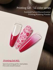 annies 5g New Stamping Polish Wash Free Color Transfer Printing Gel Printing Glue High Saturation Nail Varnish Nail Salon Dedicated - 彩色 - 查看 10