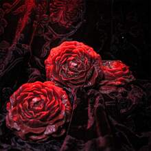 1 Stück Valentinstag Rose Kerze Qixi Tag Geschenk Hochzeitsparty Geschenk handgefertigte kreative herzförmige Duftkerze Niedrigtemperatur-Kerze emotionale Anfänger-Spezial hautfreundliche Liebhaber Aromatherapie Rose