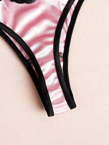 Sexy Lingerie Women's Bra Blue Slim Fit Holiday Party Wild Mesh Camisole Bra Set Of 2