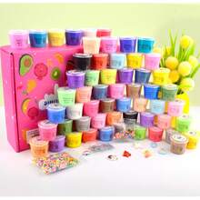 56-Pack Butter Slime Kit, Birthday Soft And Non-Sticky Bulk Slime Party Favors For Kids, Holiday Classroom Exchange Gift Mini Slime, Stress Relief Toys For Boys Girls, 4 5 6 7 8 9 10 11 12 - 彩色 - 查看 9
