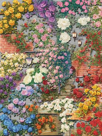 50pcs Vintage Flower Bush Stickers PET Material Handbook Guitar Laptop Phone Case Luggage Decorative Stickers