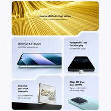 xiaomi redmi POCO C85 Smartphone 6+128GB Up to 16GB RAMMemory extension immersive 6.9" display Up to 120Hz AdaptiveSync Helio G81-Ultra Rear Camera 50MP Front Camera 13MP Largemity Batter - 綠色 - 查看 3