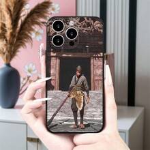 La funda para teléfono Monkey King resistente a caídas es moderna y a la moda, compatible con diferentes modelos de .un regalo ideal para amigos, familiares o parejas. - Negro - Ver 2