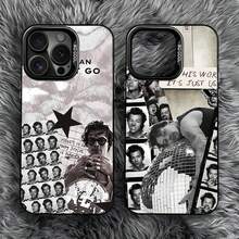 Funda de teléfono H-HaRRy Music Styles para 17,16,15,14,13,12,11,Pro,Max,Plus, anti-caída, negro mate, parachoques duro - z8 - Ver 3