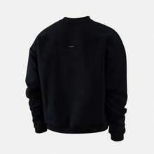 Nike Men's AS M NK TF SI BRSH CREW Knit Crewneck Sweatshirt IM5902-010 - Black - View 2