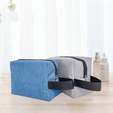 Stylish Portable Makeup Bag - Waterproof, Multifunctional Travel Organizer Pouch For Cosmetics And Toiletries, Ideal For Outdoor Adventures