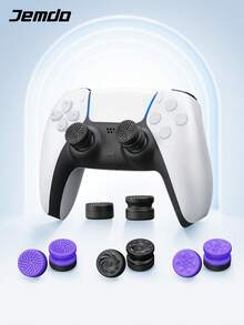 2 piezas Tapas de agarre para el pulgar de silicona, compatibles con el controlador /PlayStation5, accesorios de gamepad - Tapas para palanca de mando, Tapas de competición KTF para la palanca de mando de PlayStation5 Tapas protectoras antideslizantes, Tapas de botón FPS, Tapas de agarre para el pulgar del controlador de PlayStation5 para un mejor rendimiento, Regalo de Navidad / Regalo de Navidad / Año Nuevo 2026 - Multicolor - Ver 10