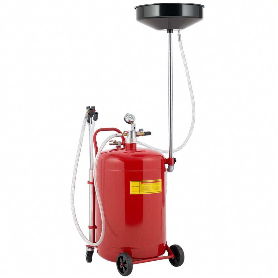 Oil Drain Tank - Red - View 1