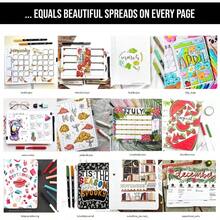 A5 Bullet Dotted Journal Notebook By STM Thick Bleedproof 160gsm Paper 150 Pages Lay Flat Vegan Leather Hardcover 2 Bookmarks Printed Page Numbers Black Pen 5.75 X 8.5 In Bottle Green