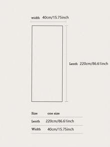 1pc Women's Fluffy Long Winter Scarf, Warm Neck Wrap, Black Oversized Thick Fringed Shawl/Blanket Scarf, Thick Knitted Fringed Shawl, Red Scarf, Solid Color Scarf - HM05-bean Paste Green - View 4