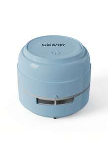 Mini tragbarer Tisch-Staubsauger, kabelloser batteriebetriebener Staub-Kollektor, Kunststoff-Mikro-Krümel-Reiniger für Zuhause und Büro, praktische Büroartikel und batterie-lose Studentenzubehör - perfekt zum Reinigen von Schreibtischen und Arbeitsflächen, Aufheben von kleinen Gegenständen, Radiergummis, Spänen (Batterien müssen separat gekauft werden)