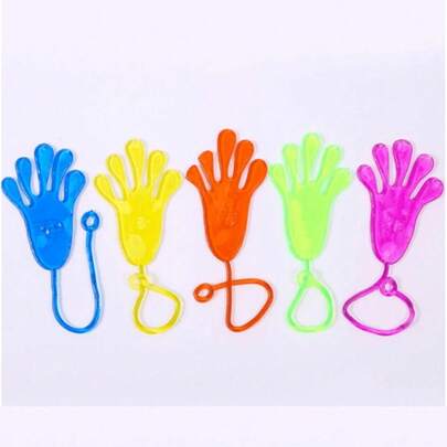 10 Piezas/20 Piezas/50 Piezas Manos Pegajosas, Dedos Pegajosos, Conjuntos De Favor De La Fiesta, Juguetes Divertidos, Favores De La Fiesta, Manos Pegajosas Elásticas Divertidas ('wacky' ), Juguetes Para Fiestas De Cumpleaños, Juguetes Para Sensoriales