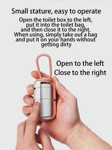 Baby Diaper Trash Bag Dispenser, Travel Diaper Baby Storage Bag, Disposable Diaper Bag Holder, Mini Portable Trash Can, Dog Poop Bag Dispenser (Compatible With Leash), Pet Waste Bag Holder