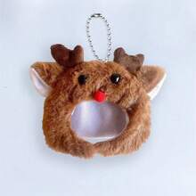 10厘米毛绒动物头饰 - 驯鹿、水豚、老鼠等造型，适合服装和摄影道具