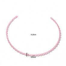 50cm Acrylkette für Armband Schmuckherstellung, Kunststoffkette DIY Schmuckzubehör