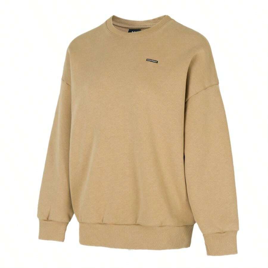 Under Armour Women's Casual Sweatshirt UA Icon HWT Flc OS Crew, Lightweight & Comfortable Athletic Long Sleeve Sweatshirt 1386486-263 - Camel Brown - View 1