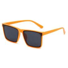 1pc Unisex Fashionable Square Frame Fashion Glasses, Suitable For Driving, Travel, Beach, Photography, Decoration