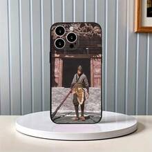 La funda para teléfono Monkey King resistente a caídas es moderna y a la moda, compatible con diferentes modelos de .un regalo ideal para amigos, familiares o parejas. - Negro - Ver 6