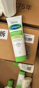 Cetaphil 3支/套 3盎司 无香型保湿霜，适用于干性至极干性、敏感肌肤，不致粉刺，不油腻 - 白色 - 查看 5