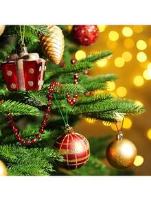 400 piezas/100 piezas Ganchos para adornos navideños, colgadores de adornos con cuerda de adorno con cierre rápido para decorar el árbol de Navidad, fiestas y colgantes. Fácil y rápido de bloquear.