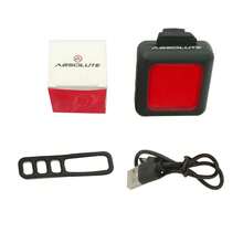 Pisca Sinalizador Bike Traseiro Absolute Basic Recarregável - Preto - Visão 5