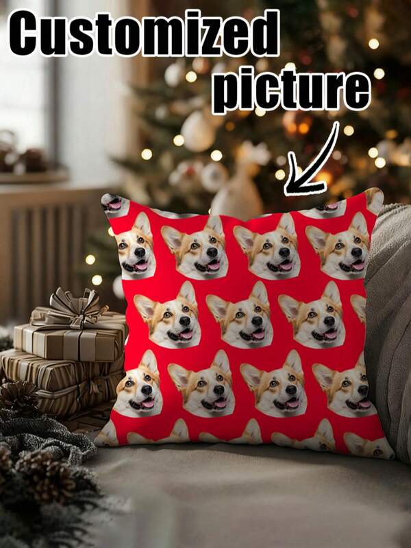 1 pieza Funda de almohada personalizada con nombre y bendición de Navidad, regalo de compromiso para pareja, funda de almohada personalizada, almohada personalizada, regalo de Navidad