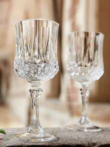 6pcs/2pcs/1pc Vintage Embossed Design Heavy Duty Champagne Cocktail Glasses/Bowls, Suitable For Parties, Luxury Weddings, New Year Gatherings, Corporate Events, Ramadan Activities, Schools, Etc. - Multicolor - View 7