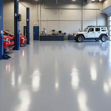 Professional Epoxy Floor Paint Kit (1 Gallon) - Acrylic Concrete Coating For Garages & Basements | Single Component Formula | Scratch Resistant & Low VOC | Ready-To-Use - Dark Grey - View 3