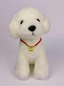 1件红色绳子和金色珠子幸运祝福铃铛宠物项圈项链，猫狗节日项链，宠物吊坠礼物