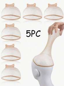 多件装假发帽套装 – 轻盈透气，适合日常佩戴假发、角色扮演和万圣节配饰；包含弹力网状、圆顶和网状三种款式，确保佩戴稳固舒适，易于造型；男女皆宜，适合长时间佩戴和专业美发师使用。 - 彩色 - 查看 19