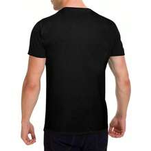 100% Cotton Eat Your Protein, Anime Gym, Pump, Bodybuilding, Fitness T-Shirts |     Funny Short Sleeves Golf Gift T-Shirt For Men And Women Fashion Design Soft Fabric  Loose Hip Hop Street Style Unisex Home Daily Wear - 黑色 - 查看 3