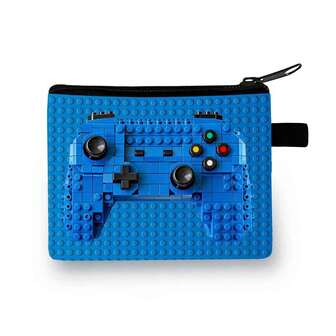 Nueva cartera de estilo, diseño lindo de dinosaurio de dibujos animados y fútbol, adecuada para niños, niñas, estudiantes, monedero